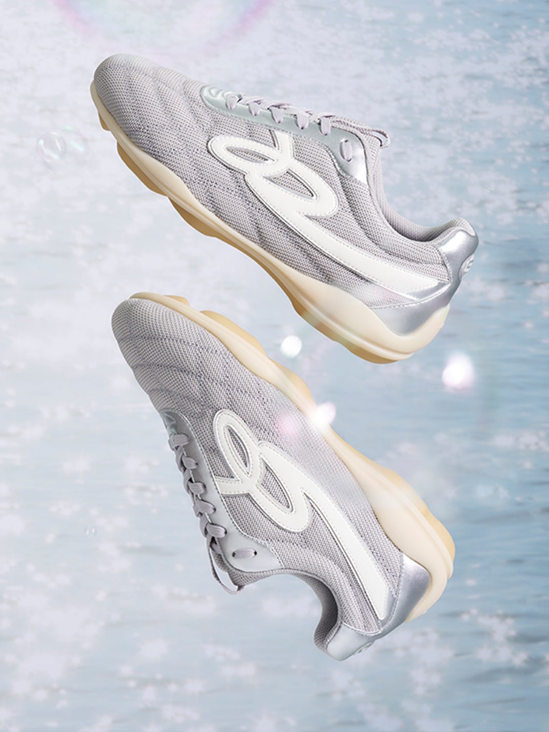 GOODBAI |  Retro Mesh Soccer Football Flat Trainer-Gray - PSYLOS 1, GOODBAI |  Retro Mesh Soccer Football Flat Trainer-Gray, Retro Trainers, GOODBAI, PSYLOS 1